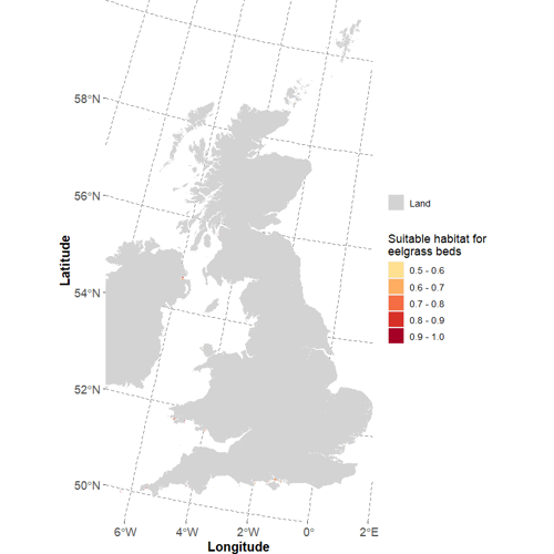 Map of the UK and surrounding seas.
