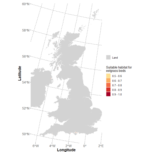 Map of the UK and surrounding seas.