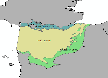 English Channel sub-divisions used as a basis for GNSEngBT3 analyses.