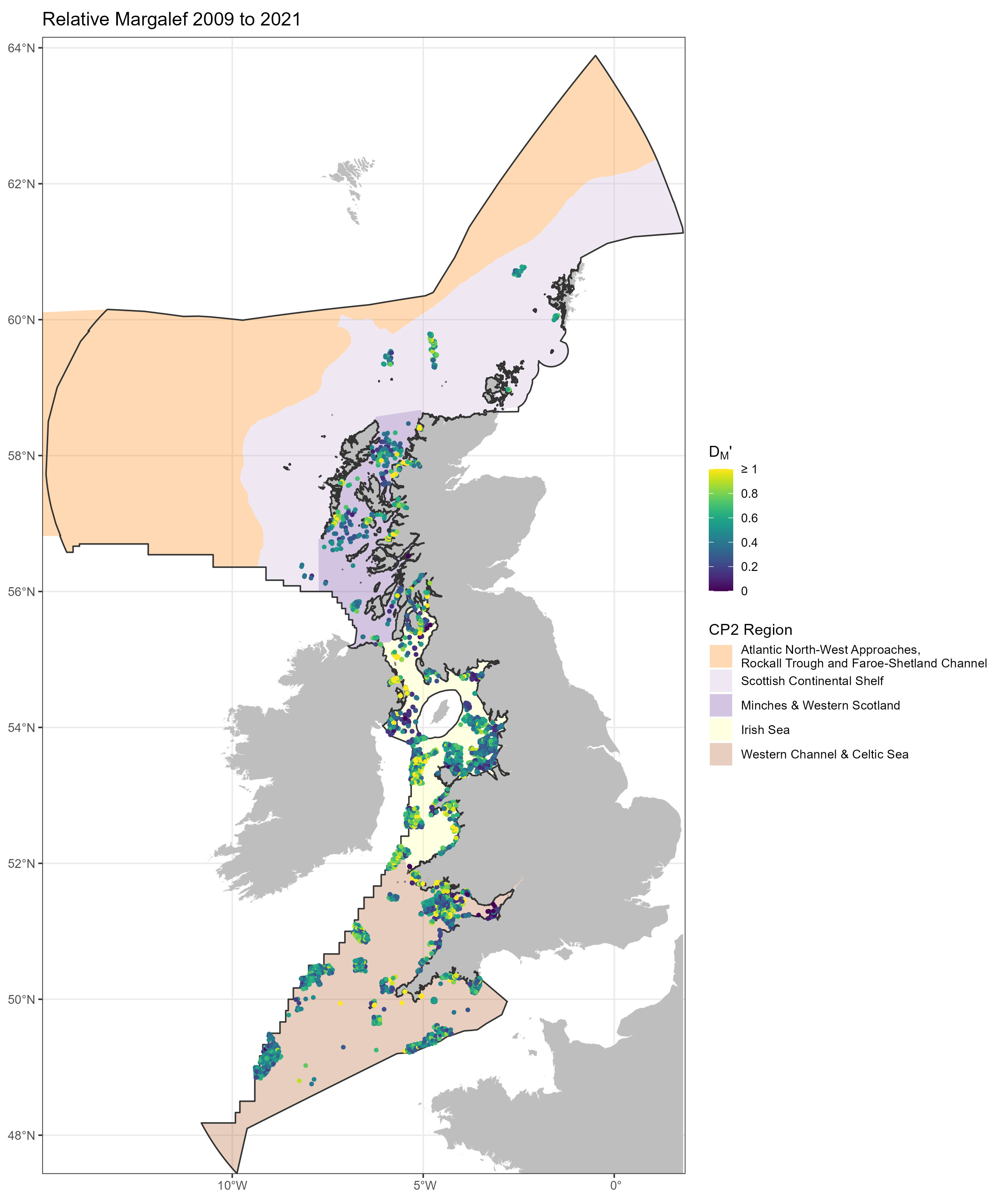 Map of Celtic sea within the UK EEZ.
