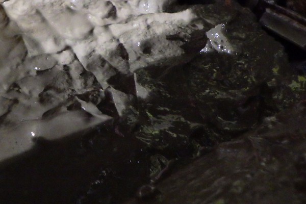 Photo of sand being filtered for metals