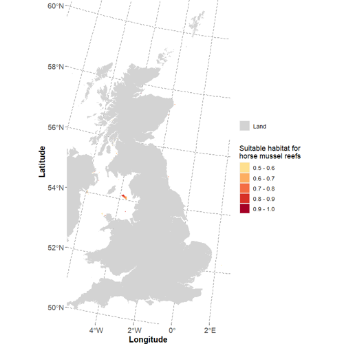 Map of the UK and surrounding seas.