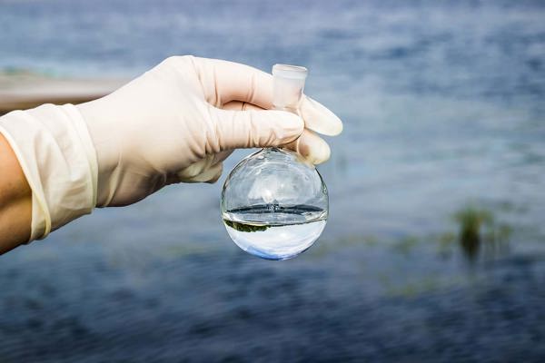 water in a jar