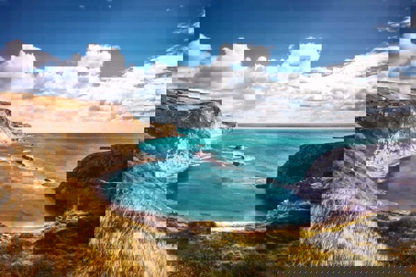 cliffs overlooking the sea